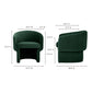 Franco Chair – 27.5" Upholstered Accent Chair (2 Colors) (4)
