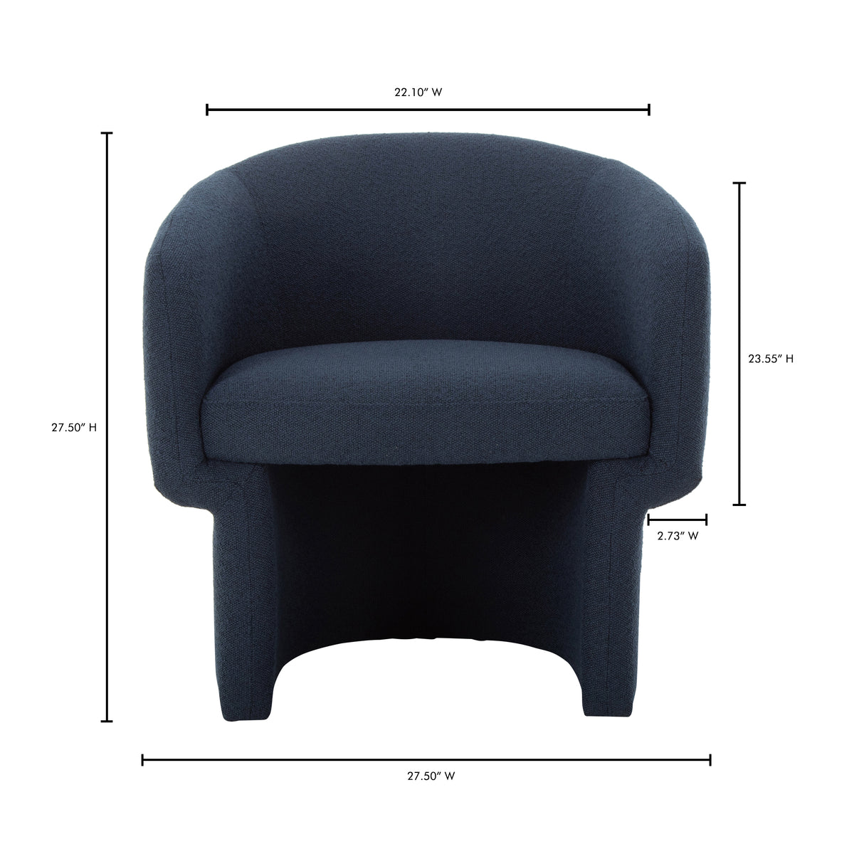 Franco Chair – 27.5" Upholstered Accent Chair (2 Colors) (8)