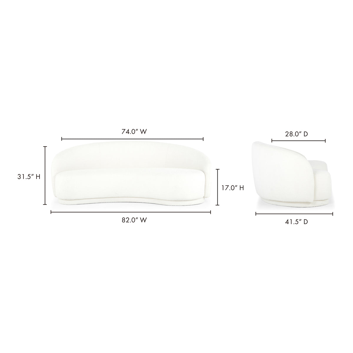 Excelsior Sofa – 82.25" Upholstered Sofa (3 Colors) (8)