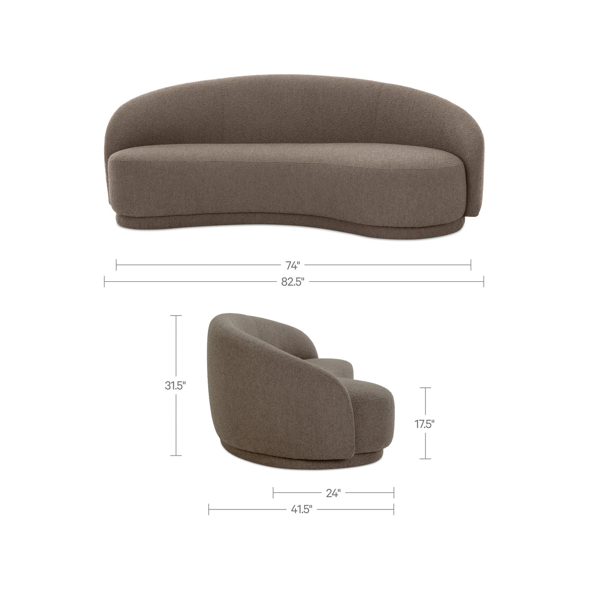 Excelsior Sofa – 82.25" Upholstered Sofa (3 Colors) (15)