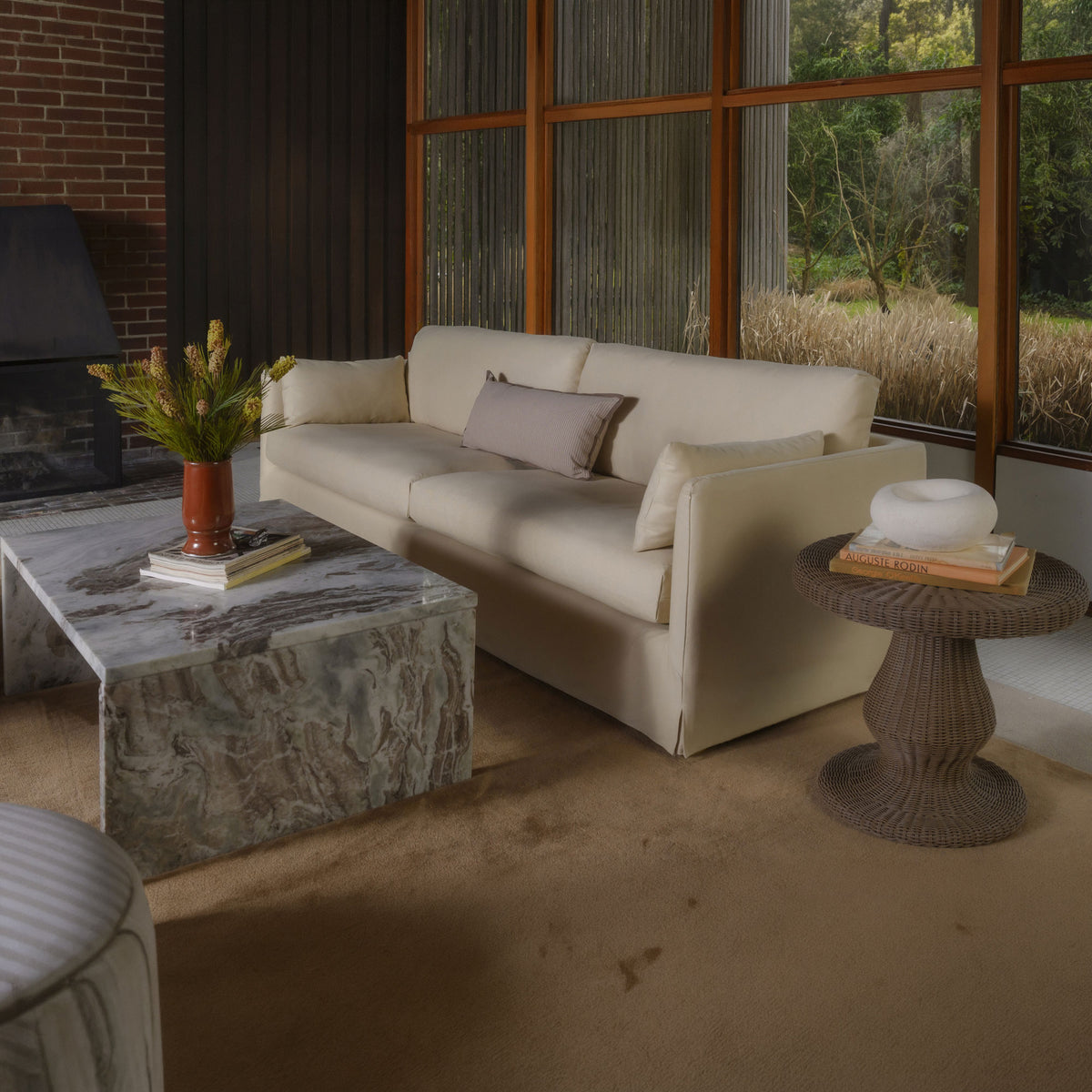 Shea Sofa – 94" Upholstered Sofa (2 Colors) (5)