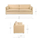 Shea Sofa – 94" Upholstered Sofa (2 Colors) (6)