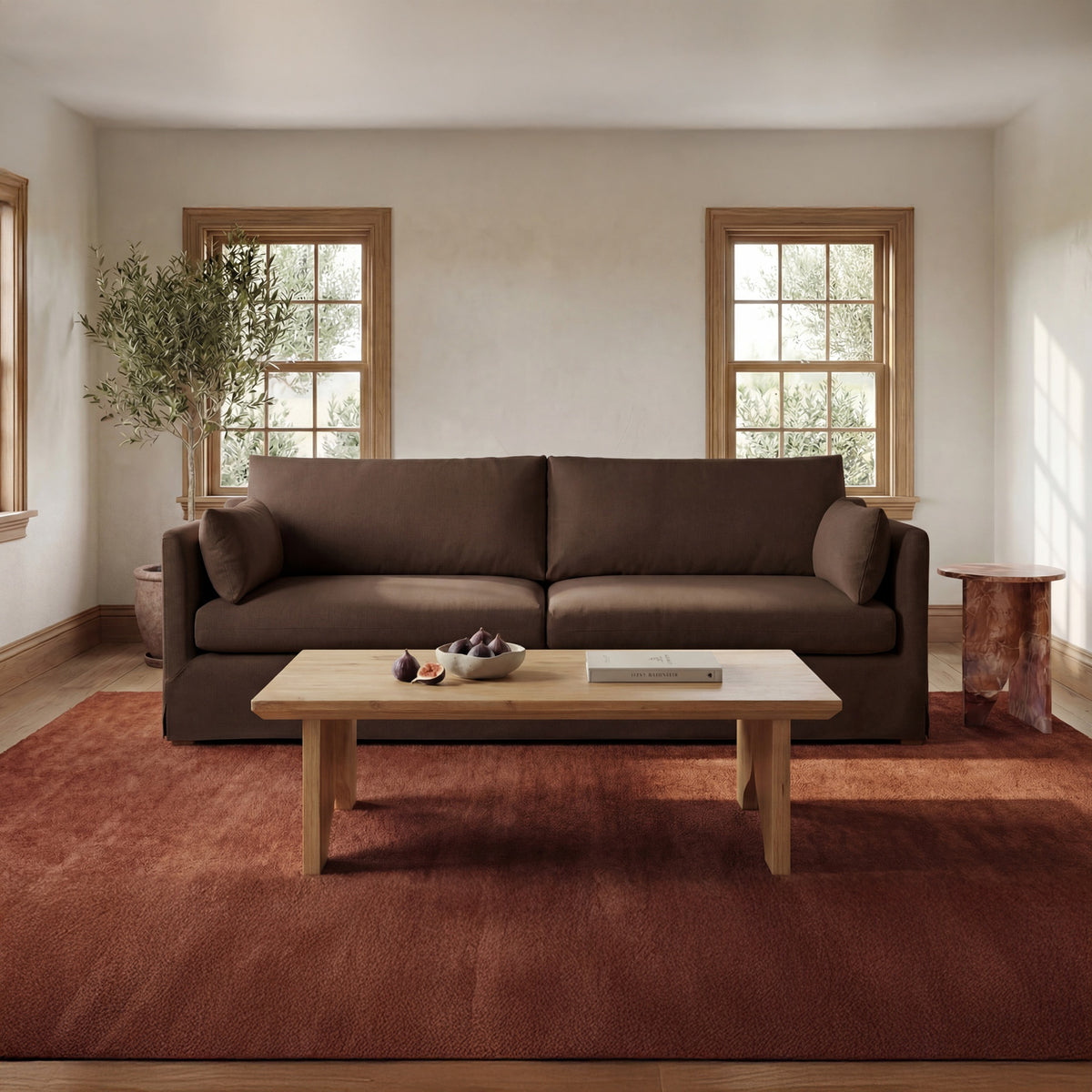 Shea Sofa – 94" Upholstered Sofa (2 Colors) (7)