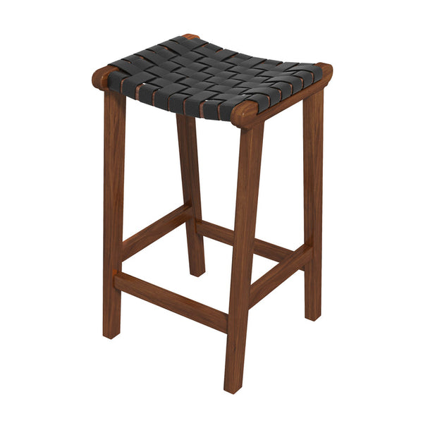 James Stool Strapped Genuine Leather Seat