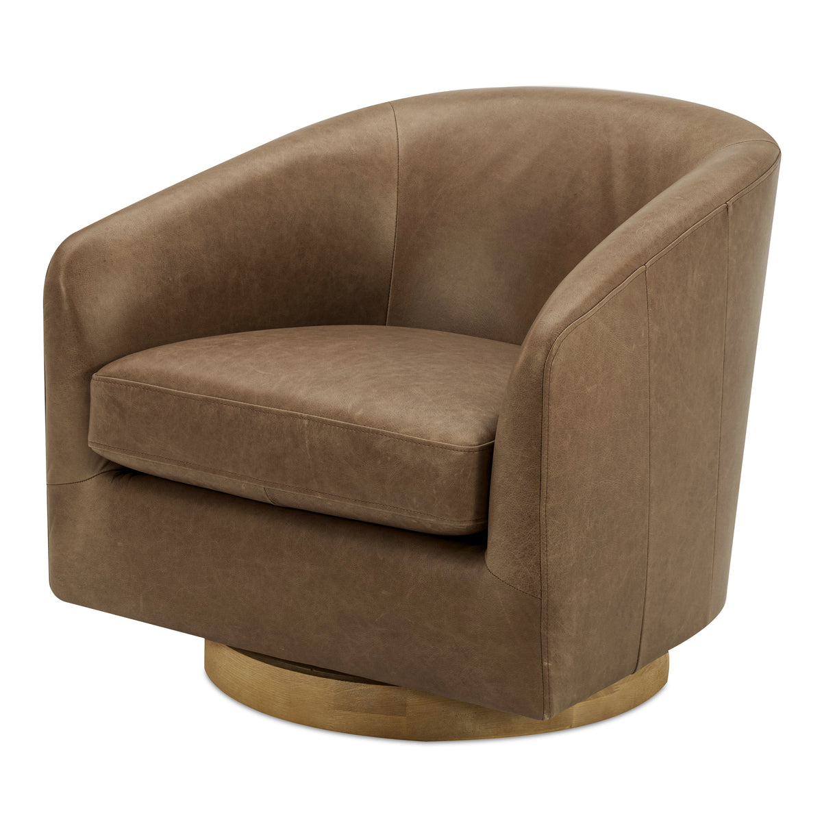 Oscy Leather Swivel Chair – 31" Accent Chair (6)