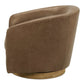 Oscy Leather Swivel Chair – 31" Accent Chair (4)