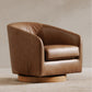 Oscy Leather Swivel Chair – 31" Accent Chair (2)
