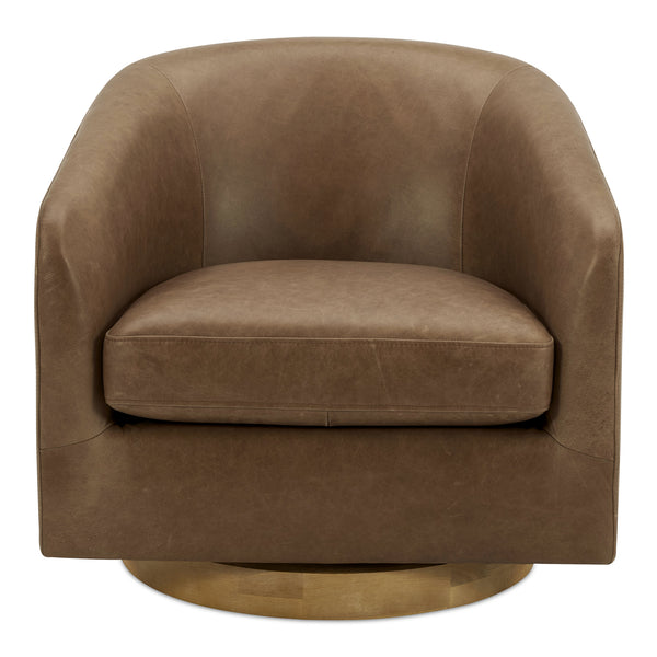 Oscy Leather Swivel Chair – 31