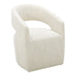 Barrow Rolling Dining Chair – 25.5" Boucle Dining Chair (3 Colors) (2)