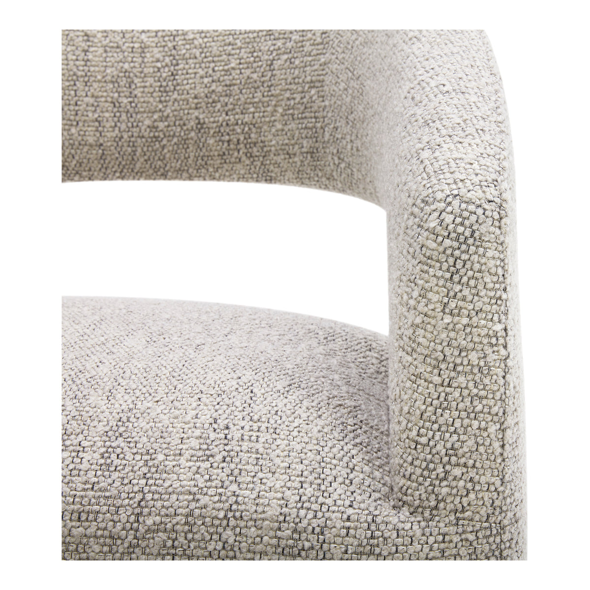 Barrow Rolling Dining Chair – 25.5" Boucle Dining Chair (3 Colors) (20)