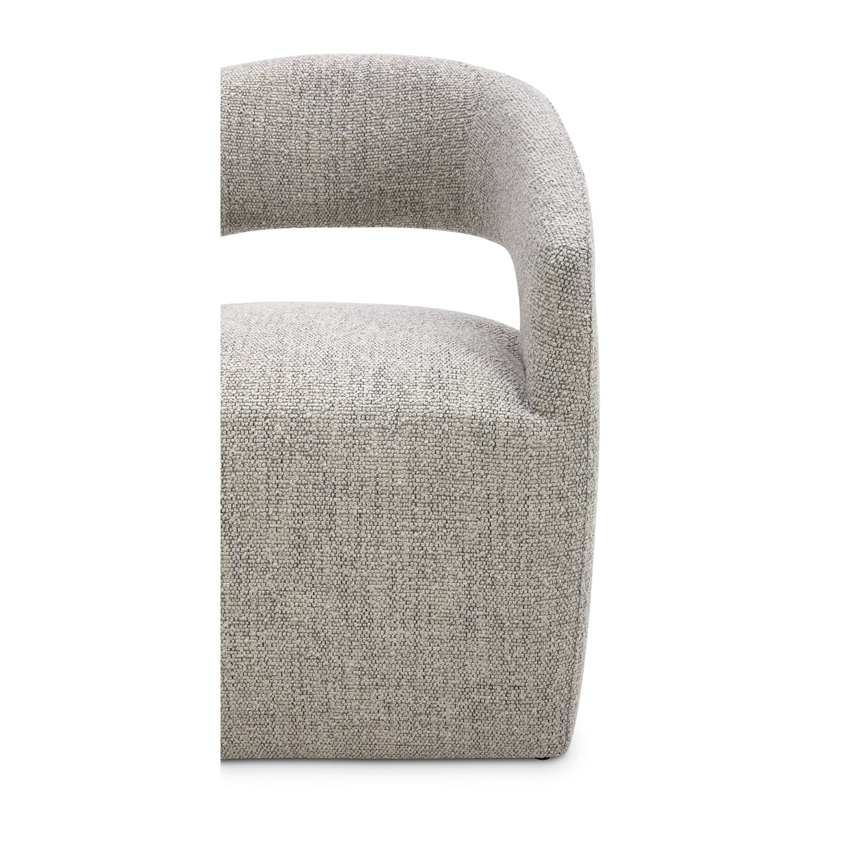 Barrow Rolling Dining Chair – 25.5" Boucle Dining Chair (3 Colors) (21)