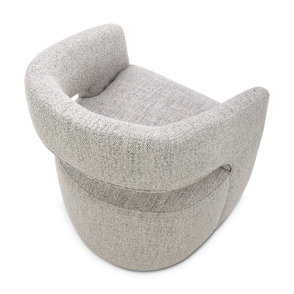 Barrow Rolling Dining Chair – 25.5" Boucle Dining Chair (3 Colors) (18)