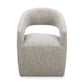Barrow Rolling Dining Chair – 25.5" Boucle Dining Chair (3 Colors) (14)