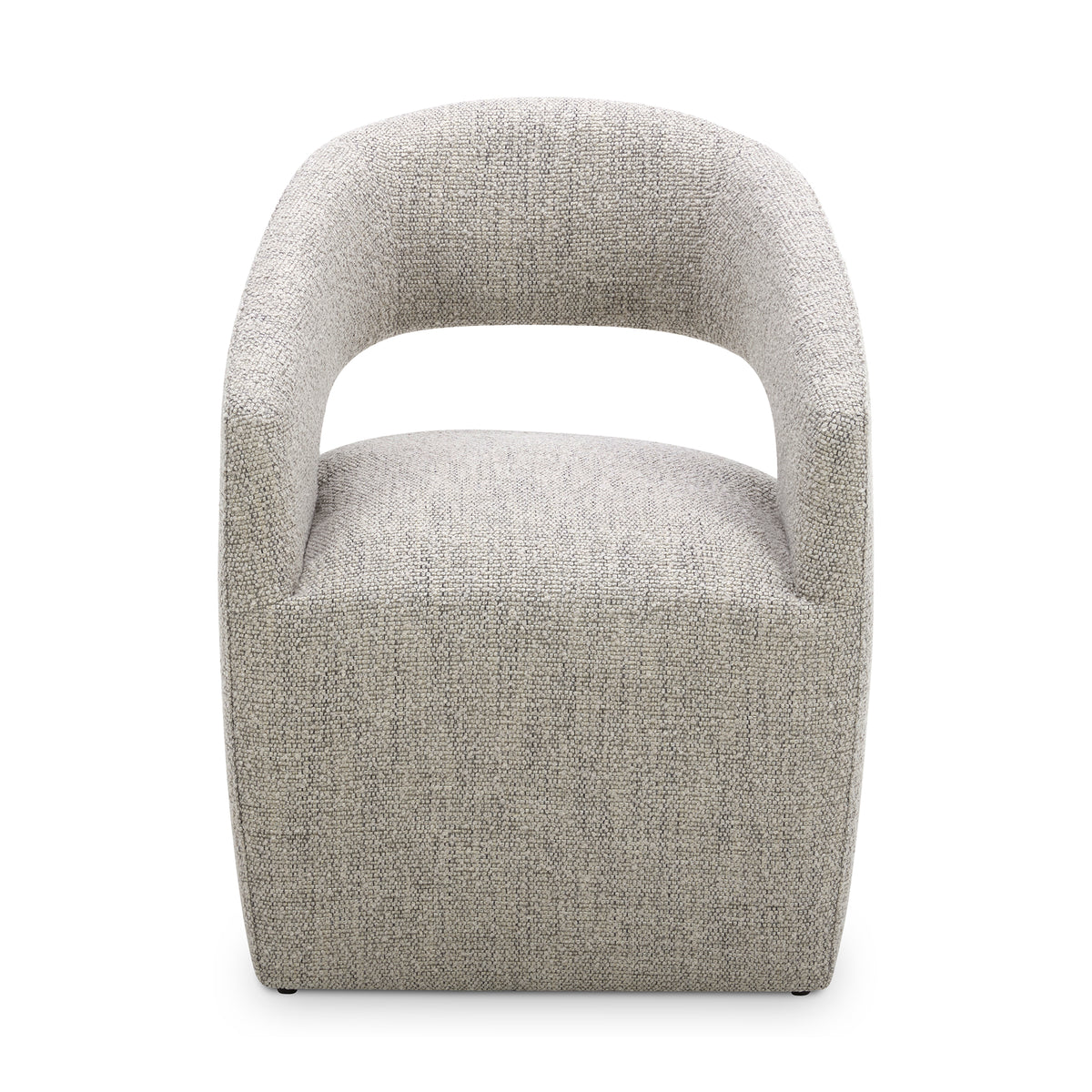 Barrow Rolling Dining Chair – 25.5" Boucle Dining Chair (3 Colors) (14)
