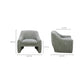 Kenzie Accent Chair – 33.75" Upholstered Accent Chair (3)