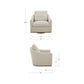 Linden Swivel Chair – 33" Upholstered Accent Chair (13)