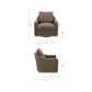 Linden Swivel Chair – 33" Upholstered Accent Chair (3)