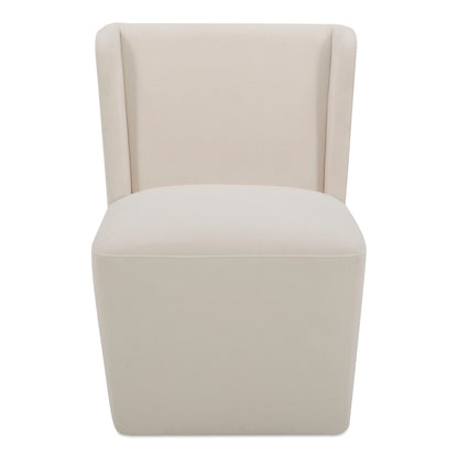 Cormac Dining Chair – 24" Rolling Upholstered Dining Chair (3 Colors) (1)
