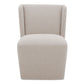 Cormac Dining Chair – 24" Rolling Upholstered Dining Chair (3 Colors) (9)