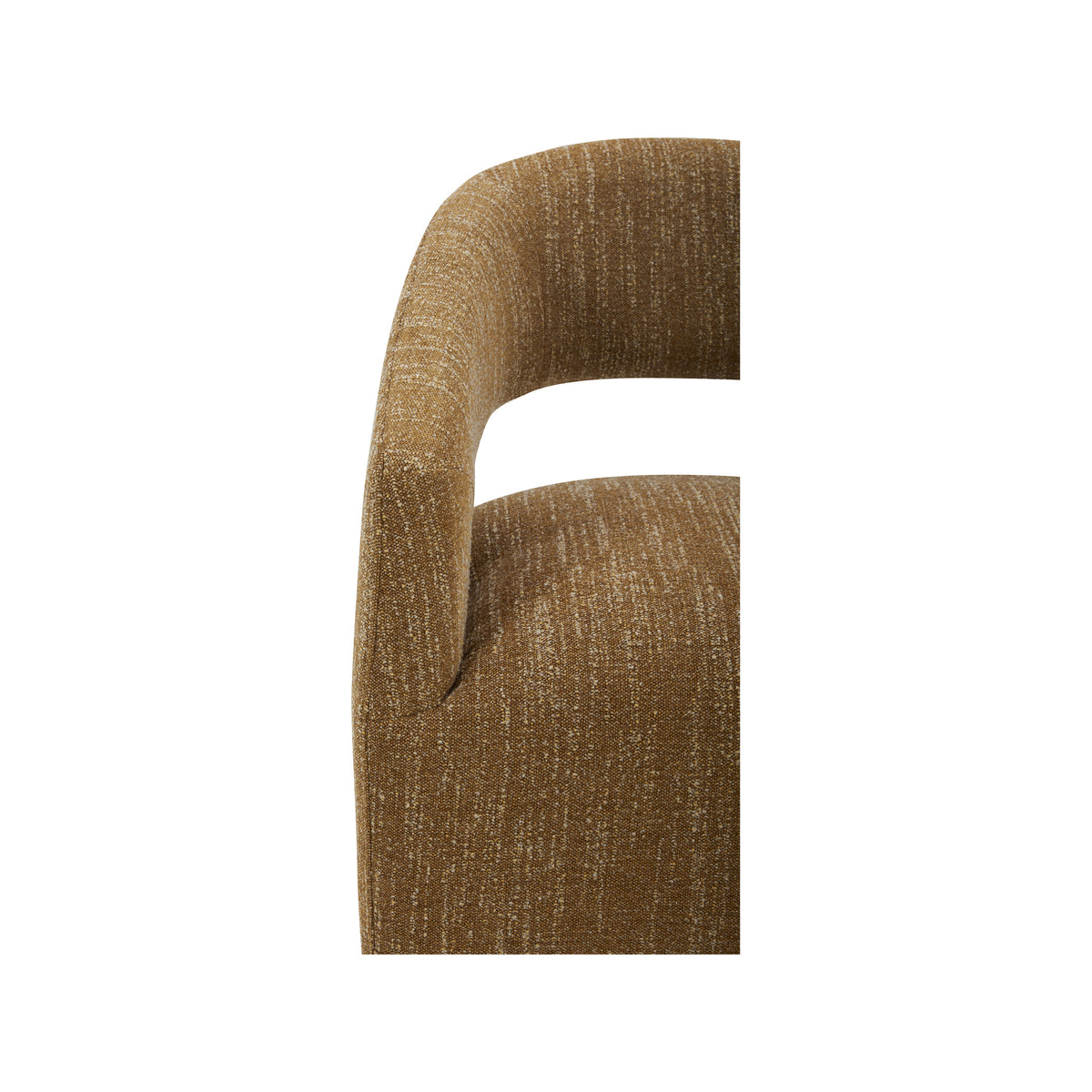 Barrow Rolling Dining Chair – 25.5" Boucle Dining Chair (3 Colors) (32)