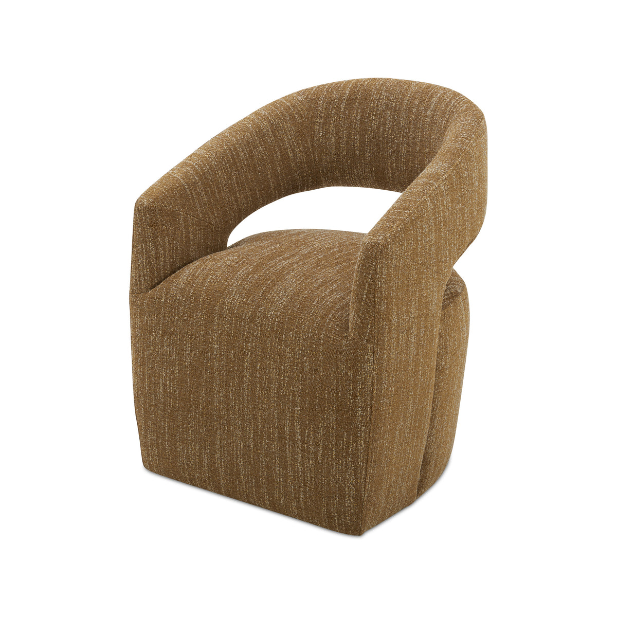 Barrow Rolling Dining Chair – 25.5" Boucle Dining Chair (3 Colors) (31)