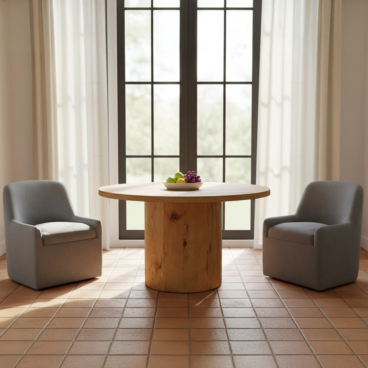 Maisie Rolling Dining Chair (7)