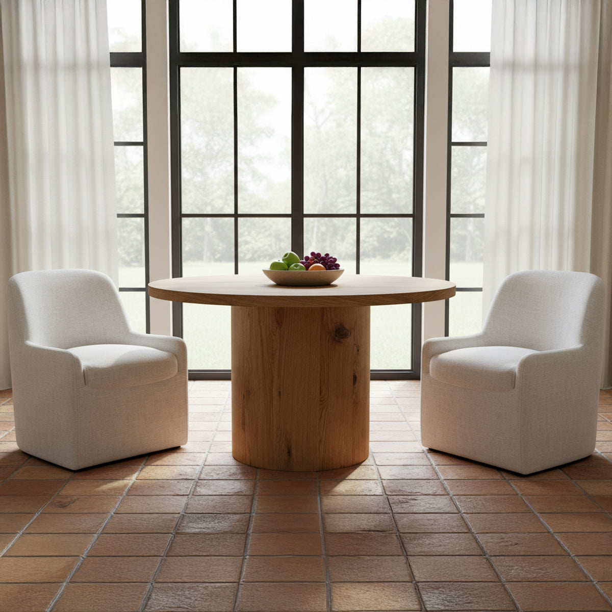 Maisie Rolling Dining Chair (15)