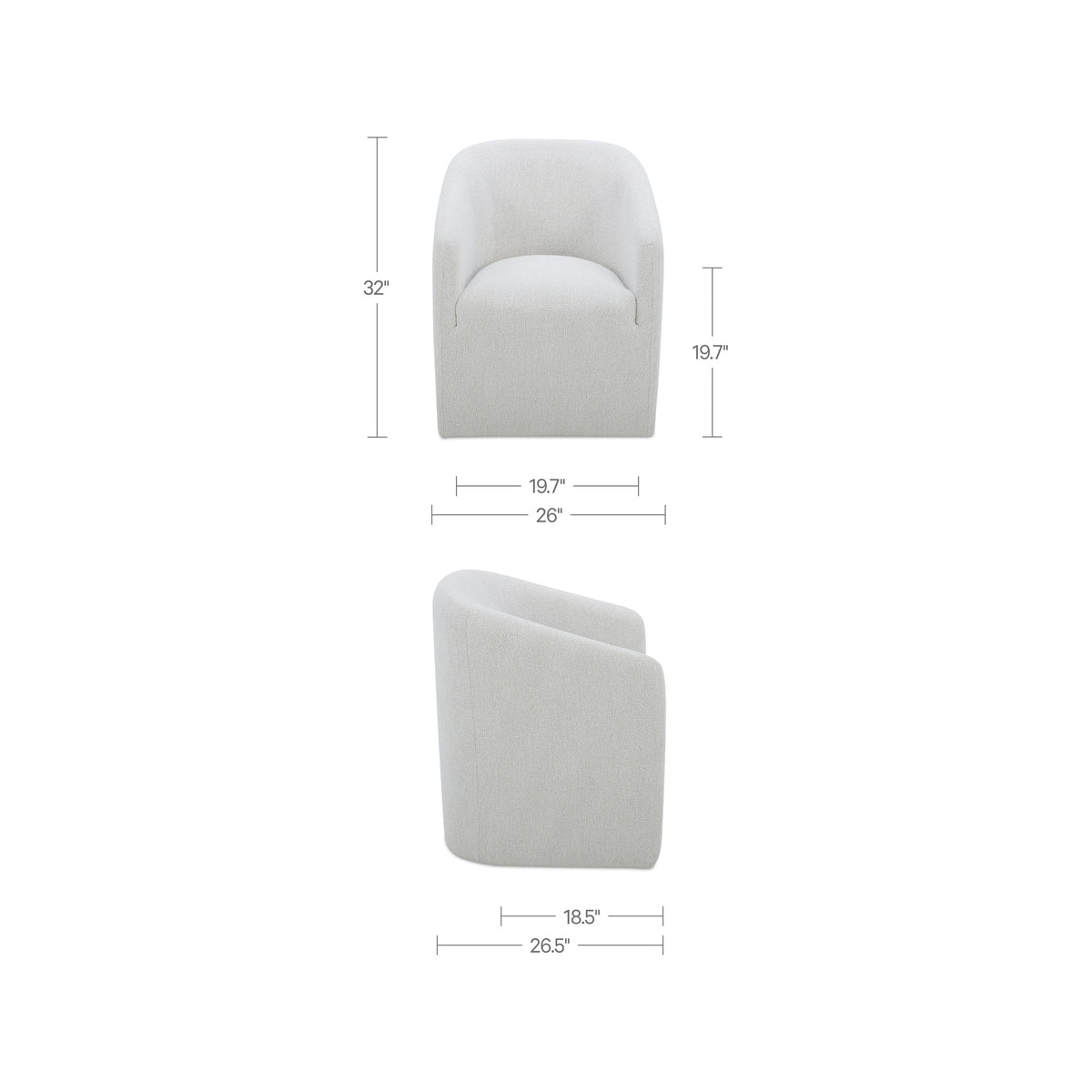 Sandy Rolling Dining Chair (8)