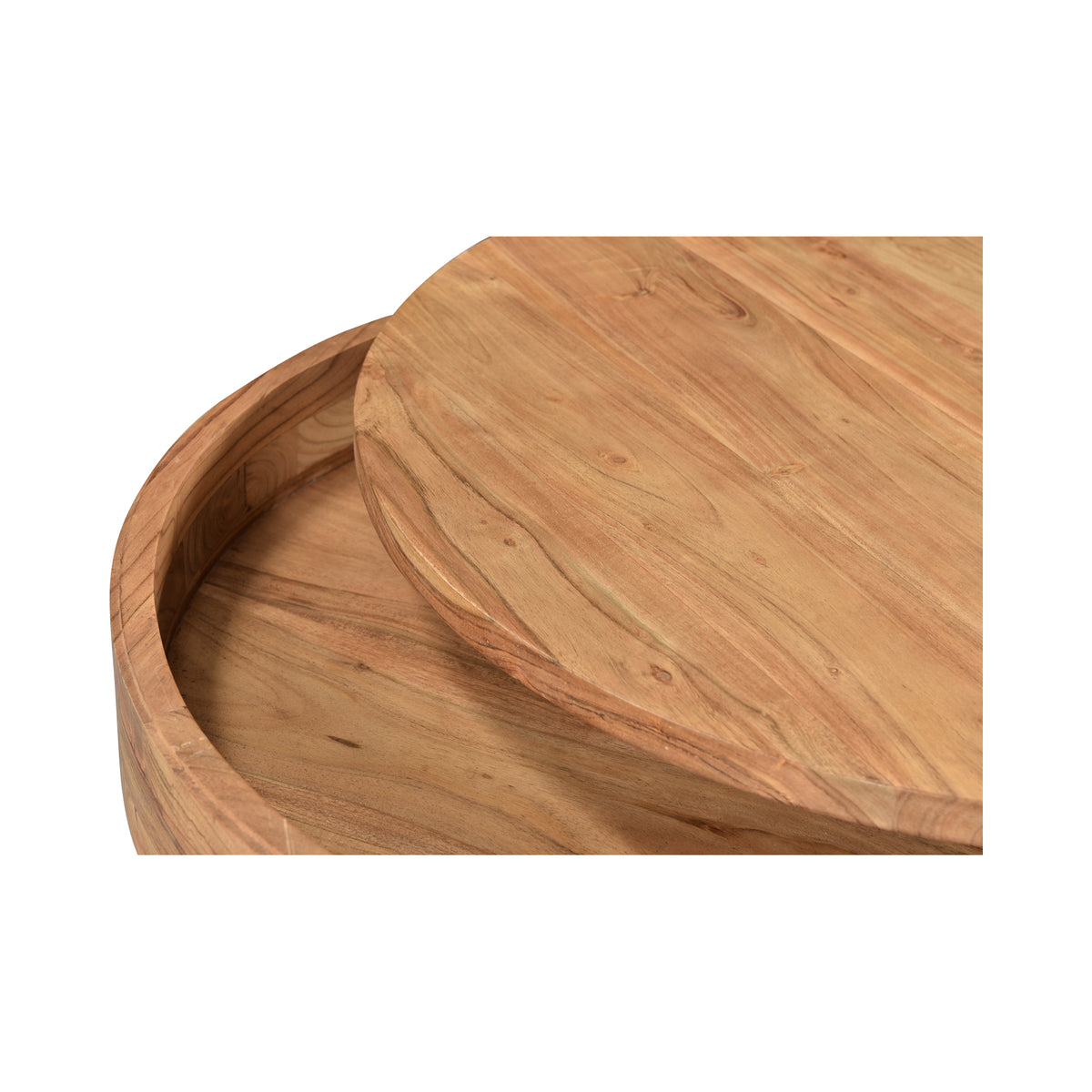 Privado Storage Coffee Table – 31" Round Acacia Coffee Table (4)