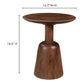 Nels End Table – 16" Solid Acacia End Table (9)