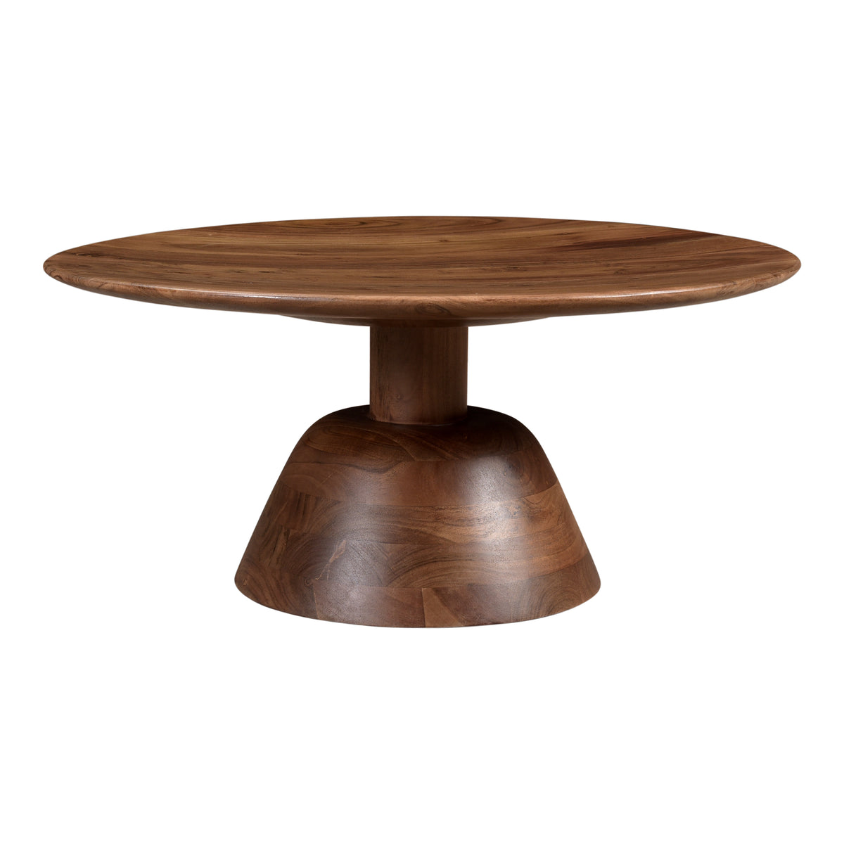 Nels Coffee Table – 30" Solid Acacia Coffee Table (1)