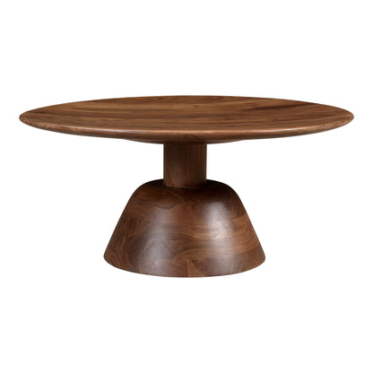 Nels Coffee Table – 30" Solid Acacia Coffee Table (1)