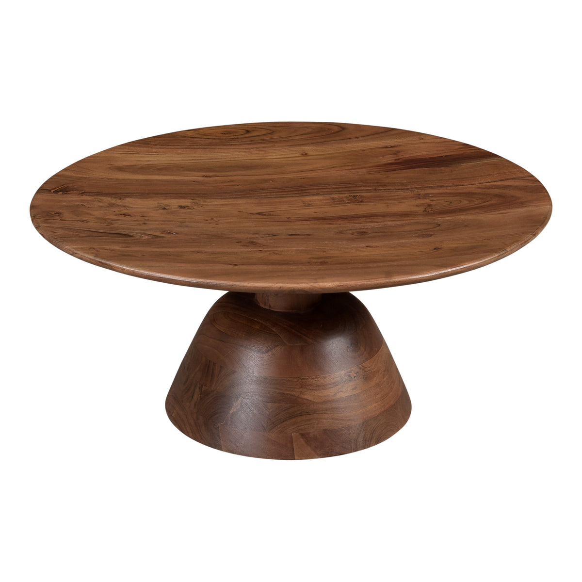 Nels Coffee Table – 30" Solid Acacia Coffee Table (2)