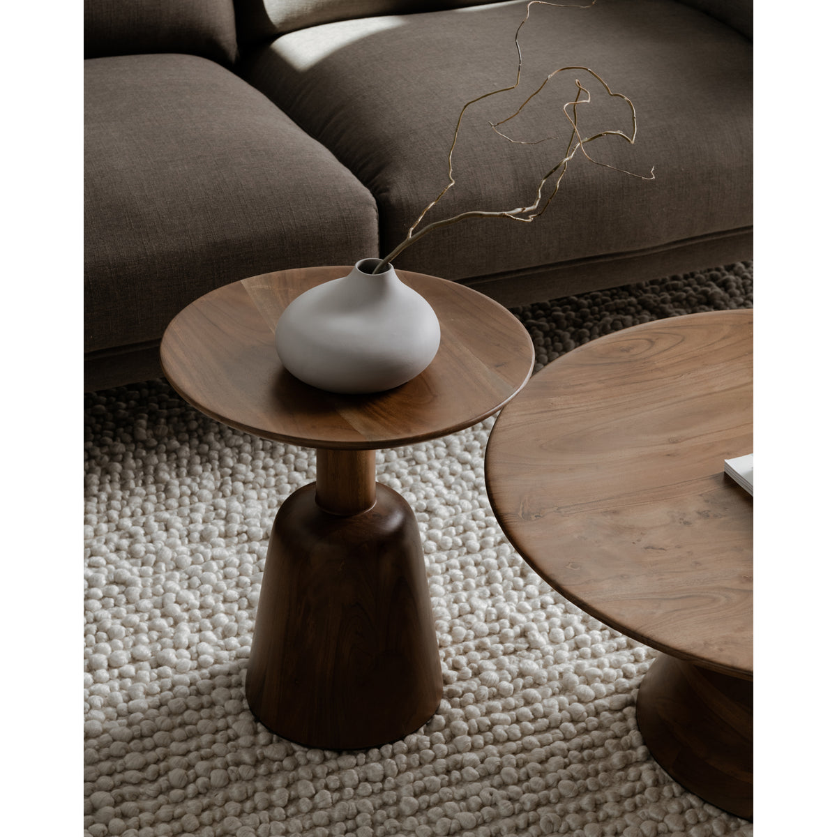 Nels Coffee Table – 30" Solid Acacia Coffee Table (7)