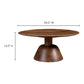 Nels Coffee Table – 30" Solid Acacia Coffee Table (9)