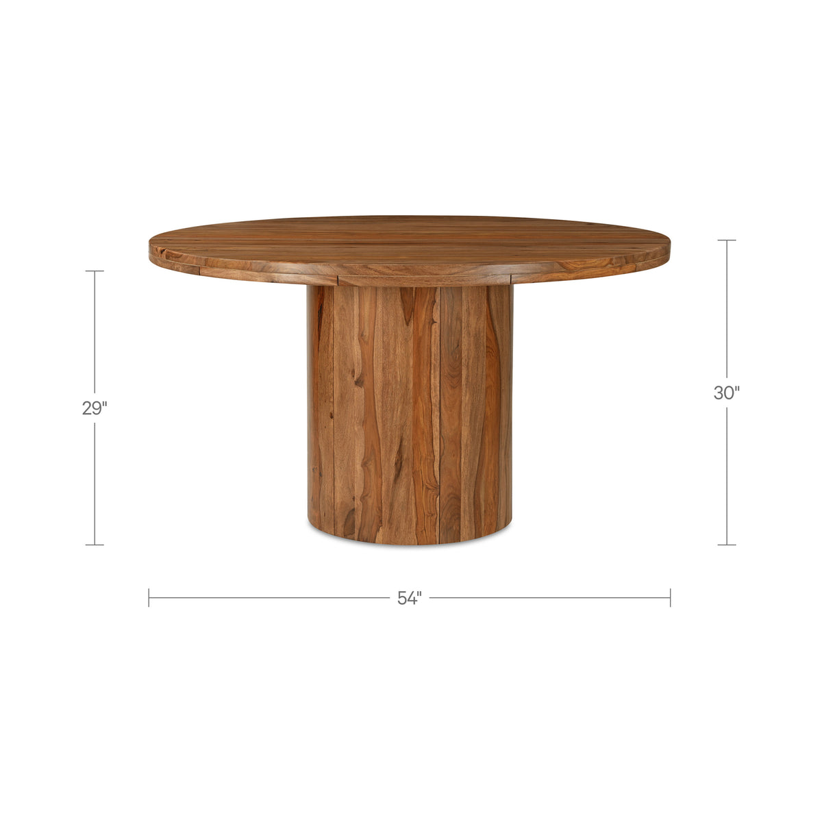 Taran Dining Table – 54" Solid Sheesham Dining Table (10)