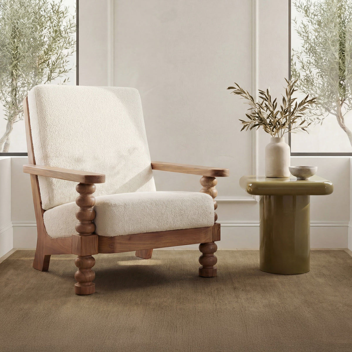 Ingrid Accent Chair – 30" Upholstered Accent Chair (2)