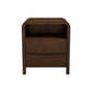 Lionel Solid Wood Walnut Nightstand 20"