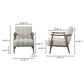 Aster Accent Chair – 26" Upholstered Accent Chair (3)