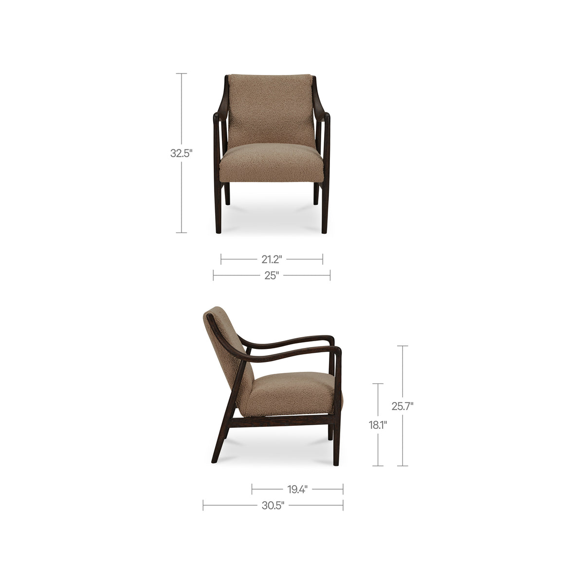 Yates Accent Chair – 25" Upholstered Accent Chair (5)