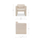 Harris Accent Chair – 30" Upholstered Accent Chair (3 Colors) (7)