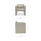 Harris Accent Chair – 30" Upholstered Accent Chair (3 Colors) (9)