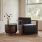 Barnes Accent Chair – 31" Leather Accent Chair (2 Colors) (3)