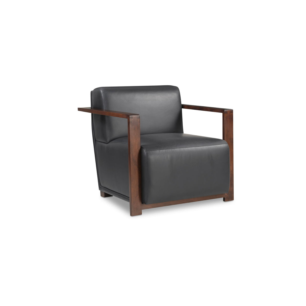 Barnes Accent Chair – 31" Leather Accent Chair (2 Colors) (7)