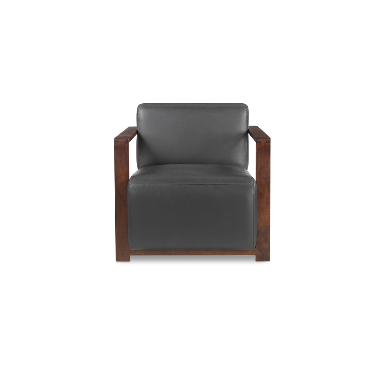 Barnes Accent Chair – 31" Leather Accent Chair (2 Colors) (1)