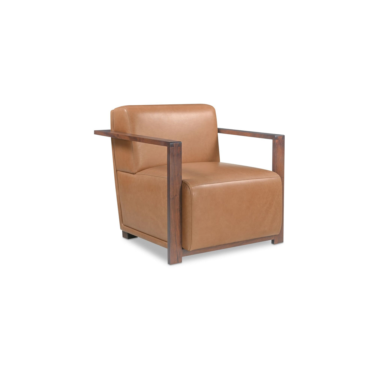 Barnes Accent Chair – 31" Leather Accent Chair (2 Colors) (14)