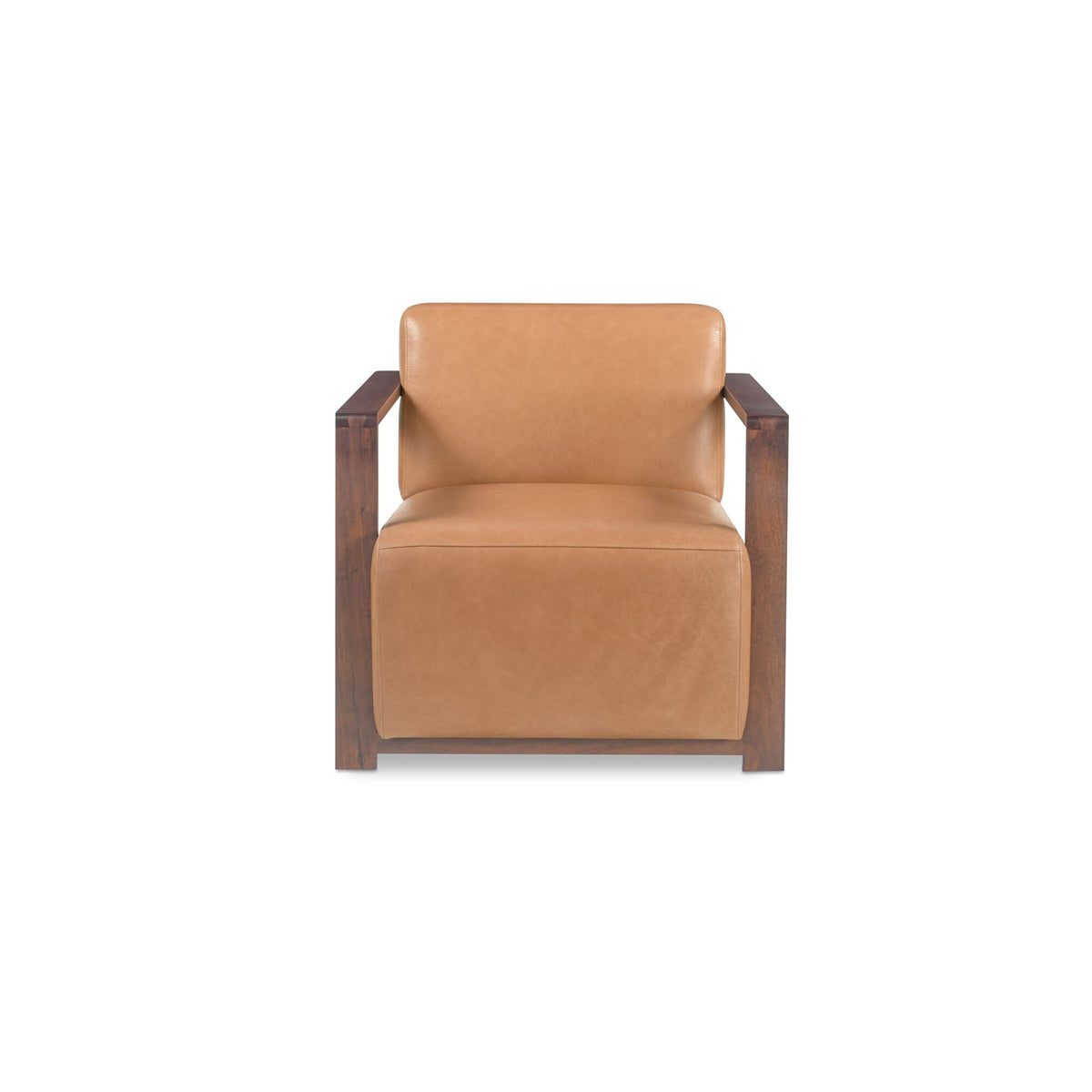 Barnes Accent Chair – 31" Leather Accent Chair (2 Colors) (2)