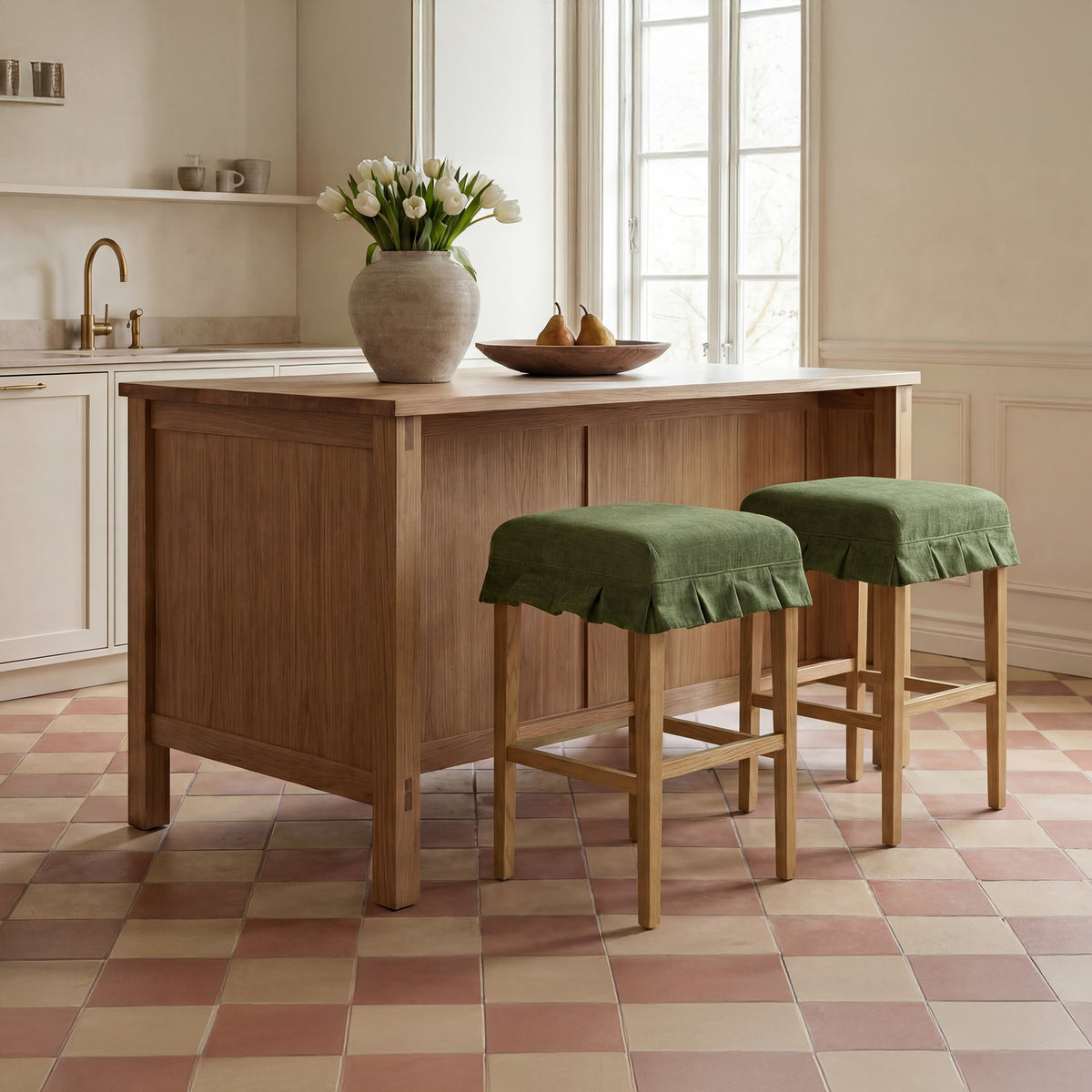 Anna Counter Stool – 19" Upholstered Counter Stool (7)