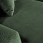 Mar Modern Corduroy Sectional Chaise Sofa 102" (3 Colors)