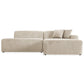 Mar Modern Corduroy Sectional Chaise Sofa 102" (3 Colors)